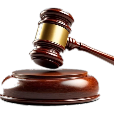 Judge gavel — account termination and bans
