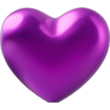 Glossy heart — we value you